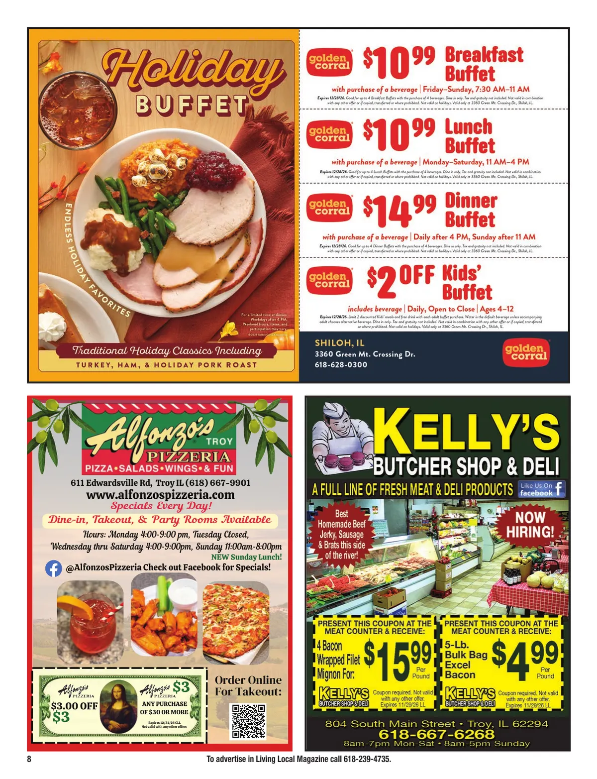 Living Local Holiday 2026, Collinsville / Maryville / Granite City edition, page 8