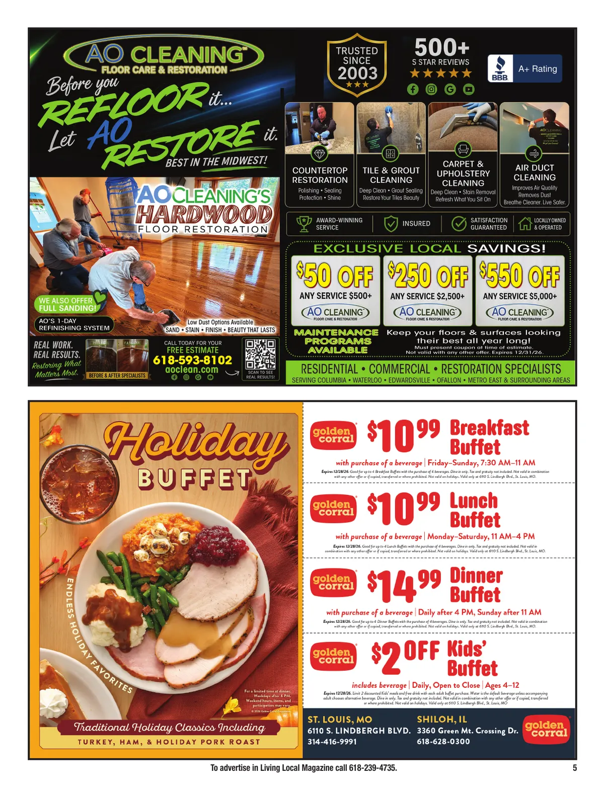 Living Local Holiday 2026, Monroe County / Randolph County edition, page 5