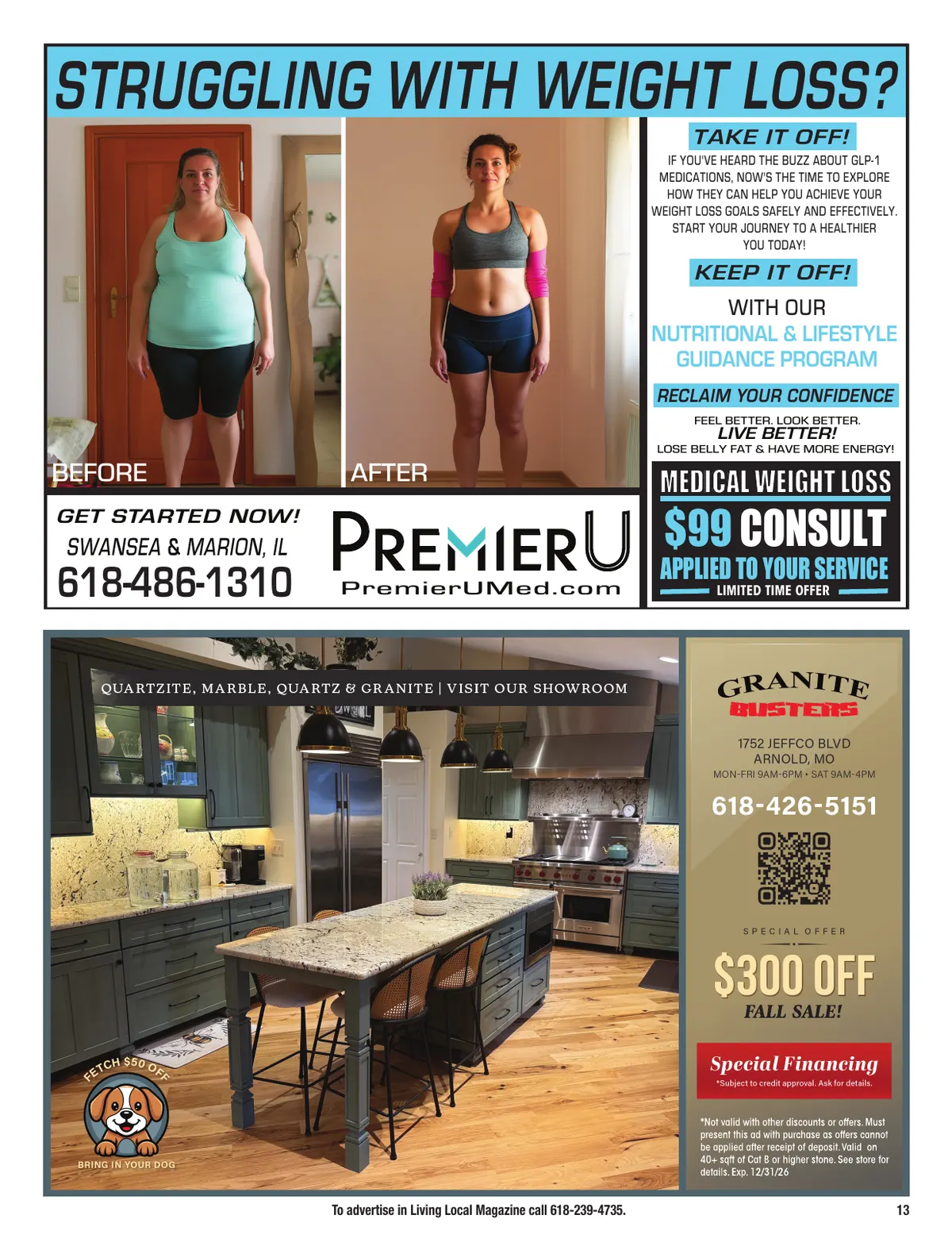 Living Local Holiday 2026, Monroe County / Randolph County edition, page 13