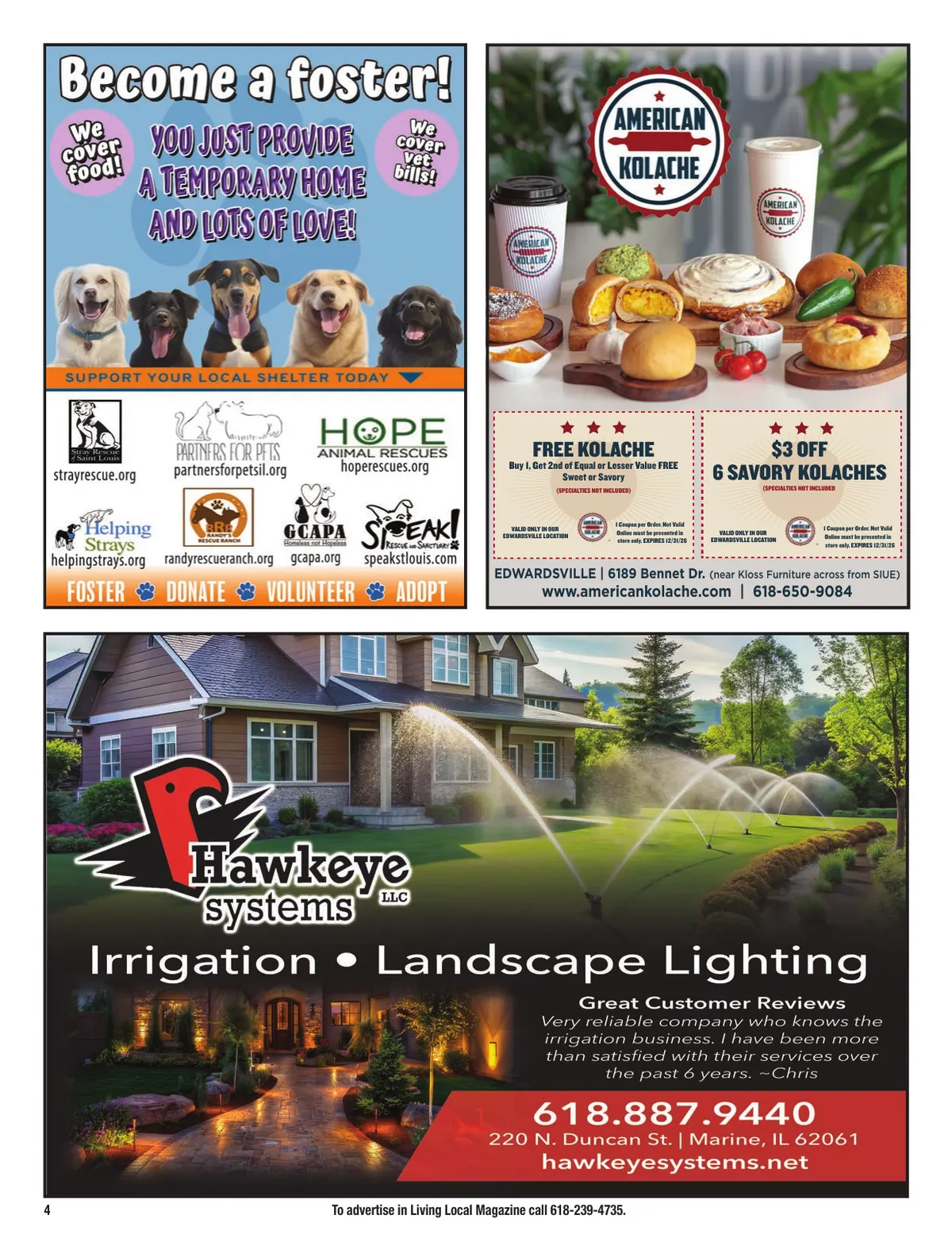 Living Local Holiday 2026, River Bend edition, page 4