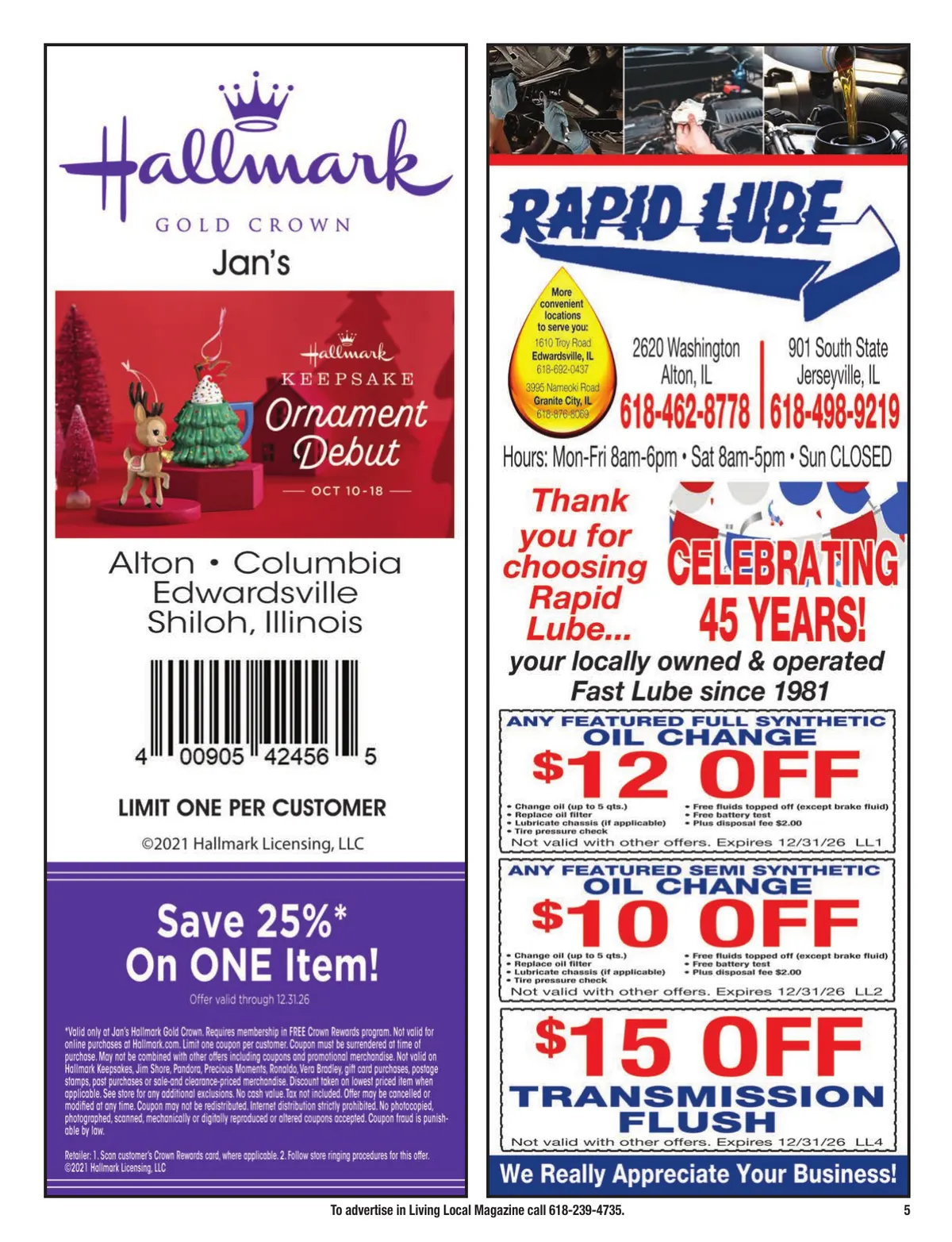 Living Local Holiday 2026, River Bend edition, page 5