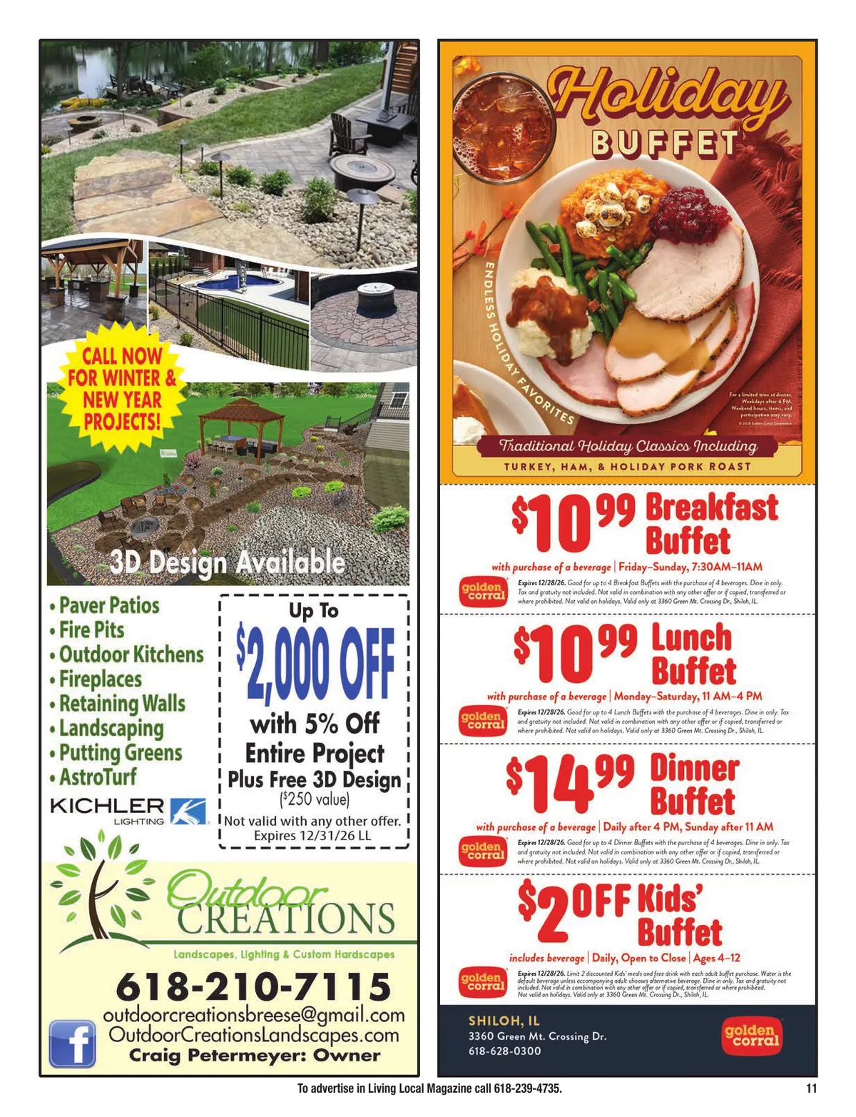 Living Local Holiday 2026, St. Clair edition, page 11