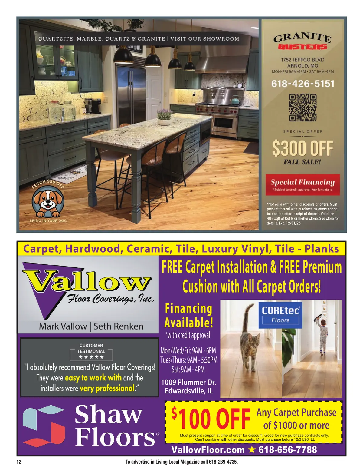 Living Local Holiday 2026, St. Clair edition, page 12